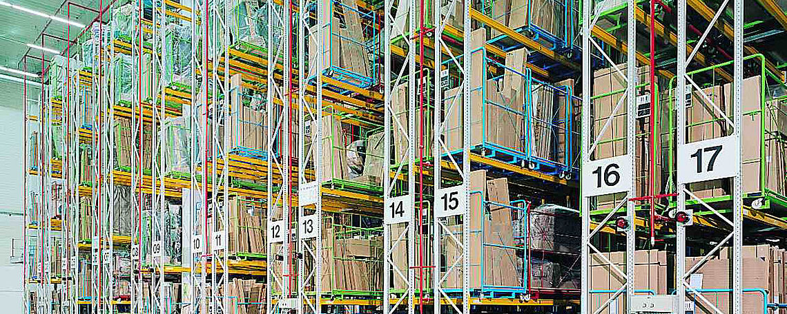pallet racking for the woodworking industry