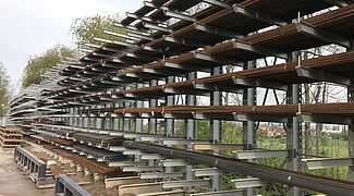 cantilever racking system, galvanized