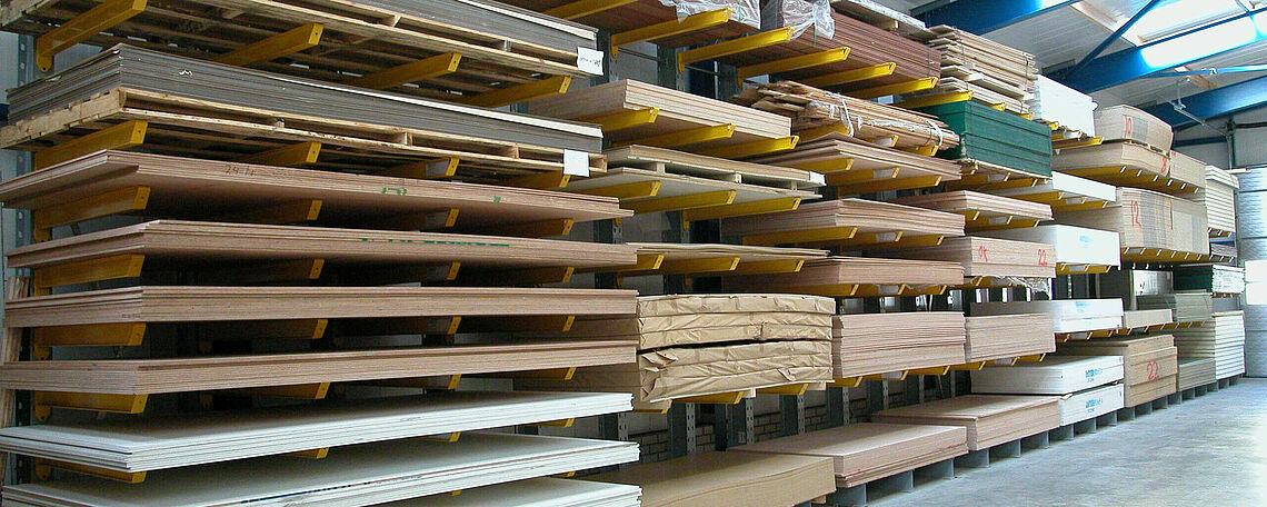 cantilever racking systems for carpentries and joineries