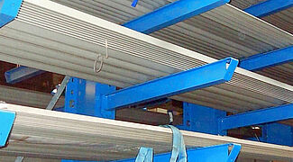 cantilever racking for the metal trade
